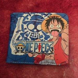 New One Piece Luffy Anime Manga Leather Wallet